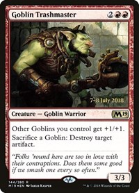 Goblin Trashmaster, Prerelease Cards