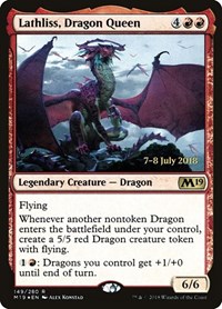 Lathliss, Dragon Queen, Prerelease Cards