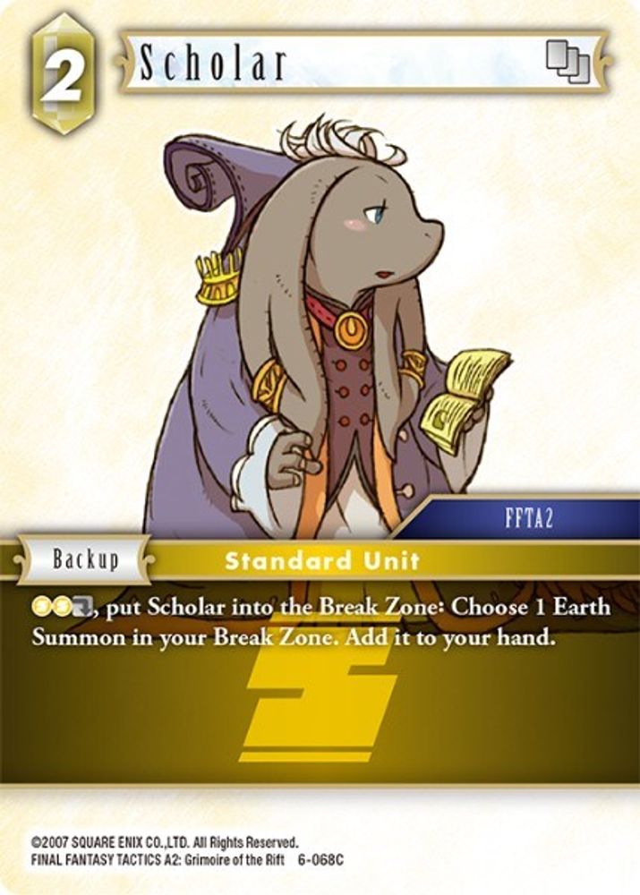 Scholar (FFTA2), Standard, front