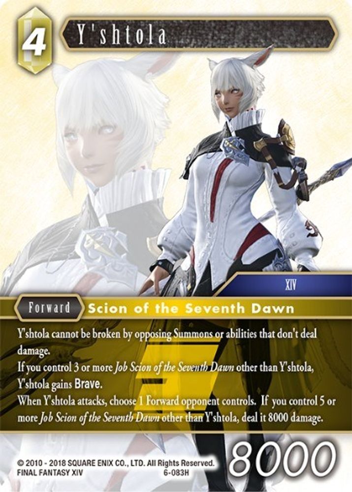 Y'shtola, Standard, front