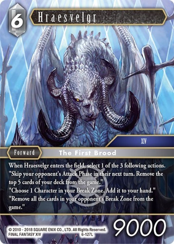 Hraesvelgr, Standard, front
