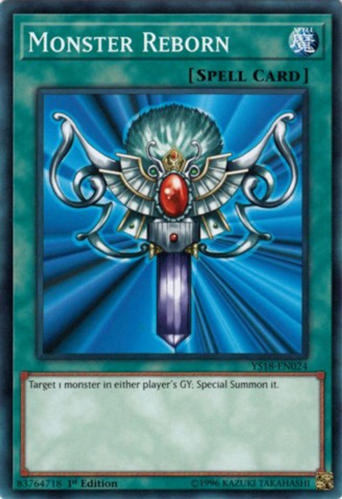 Monster Reborn, 1st-edition, front