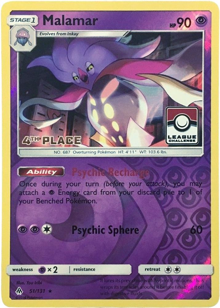 Malamar - 51/131 (League Challenge) [4th Place]
