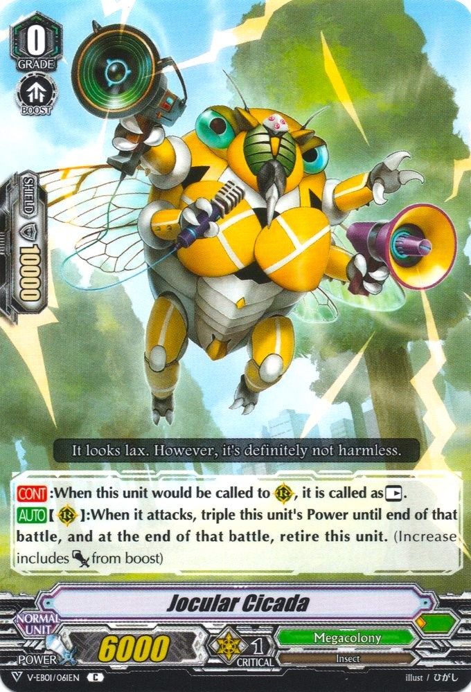 Jocular Cicada, Standard, front