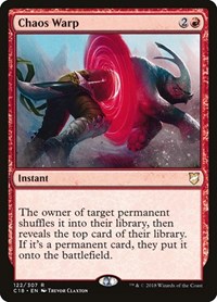 Chaos Warp, Commander 2018