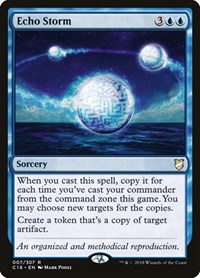 Echo Storm, Commander 2018