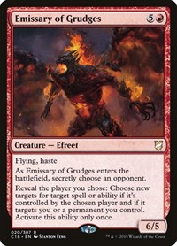 Emissary of Grudges, Commander 2018