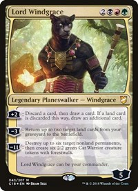Lord Windgrace, Commander 2018