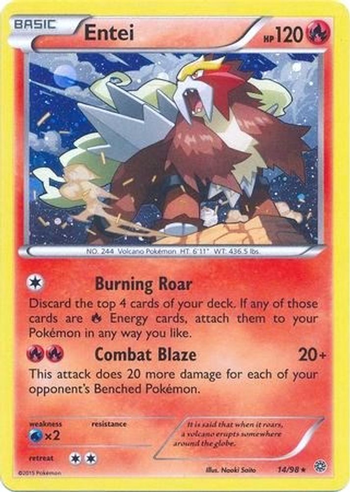 Entei - 14/98 (Cosmos Holo)
