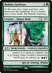 Budoka Gardener // Dokai, Weaver of Life, Commander 2018