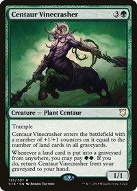 Centaur Vinecrasher, Commander 2018