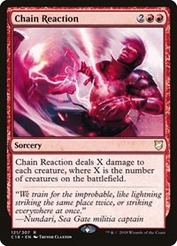Chain Reaction, Commander 2018