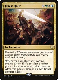 Finest Hour, Commander 2018