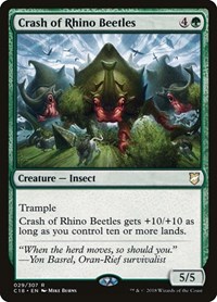 Crash of Rhino Beetles, Commander 2018