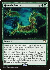 Genesis Storm, Commander 2018