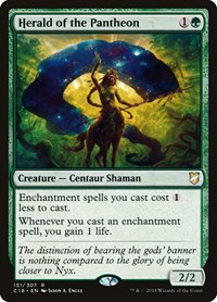 Herald of the Pantheon, Commander 2018