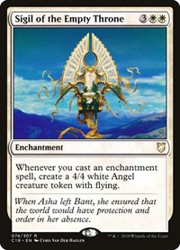 Sigil of the Empty Throne, Commander 2018
