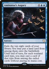 Aminatou's Augury, Commander 2018