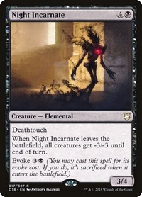 Night Incarnate, Commander 2018