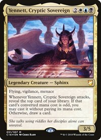 Yennett, Cryptic Sovereign, Commander 2018