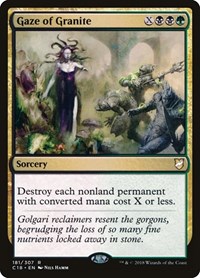 Gaze of Granite, Commander 2018