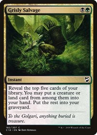 Grisly Salvage, Commander 2018