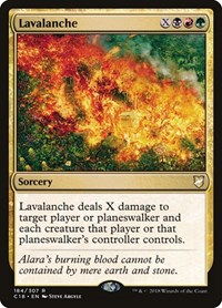 Lavalanche, Commander 2018