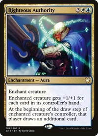 Righteous Authority, Commander 2018