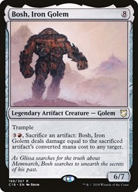 Bosh, Iron Golem, Commander 2018