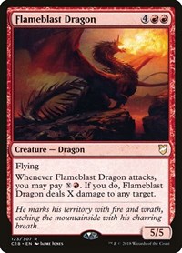 Flameblast Dragon, Commander 2018