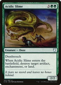 Acidic Slime, Commander 2018