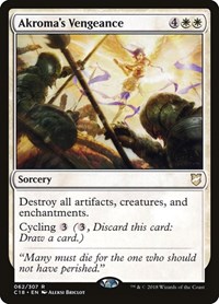 Akroma's Vengeance, Commander 2018