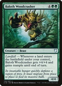 Baloth Woodcrasher, Commander 2018