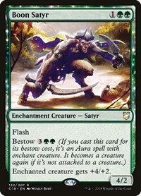 Boon Satyr, Commander 2018
