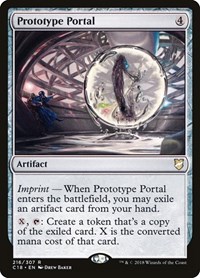 Prototype Portal, Commander 2018