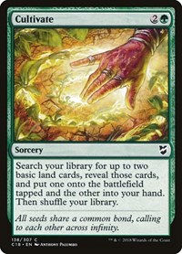 Cultivate, Commander 2018