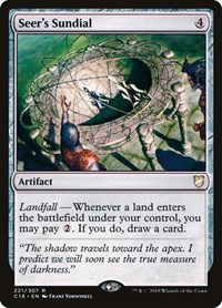 Seer's Sundial, Commander 2018