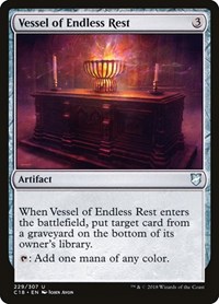 Vessel of Endless Rest, Commander 2018