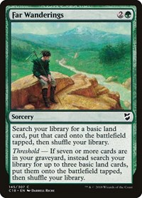 Far Wanderings, Commander 2018