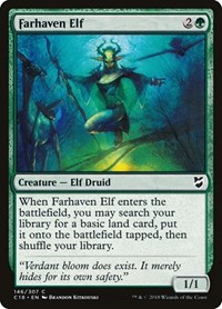 Farhaven Elf, Commander 2018