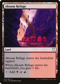 Akoum Refuge, Commander 2018