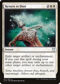 Return to Dust, Commander 2018