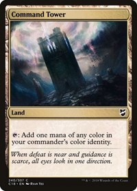Command Tower, Commander 2018