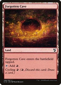 Forgotten Cave, Commander 2018