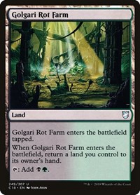 Golgari Rot Farm, Commander 2018