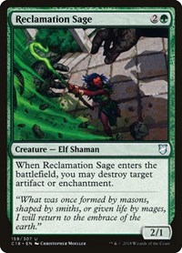 Reclamation Sage, Commander 2018