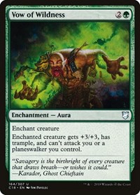 Vow of Wildness, Commander 2018