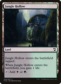 Jungle Hollow, Commander 2018