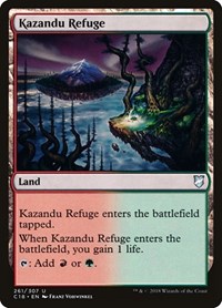 Kazandu Refuge, Commander 2018