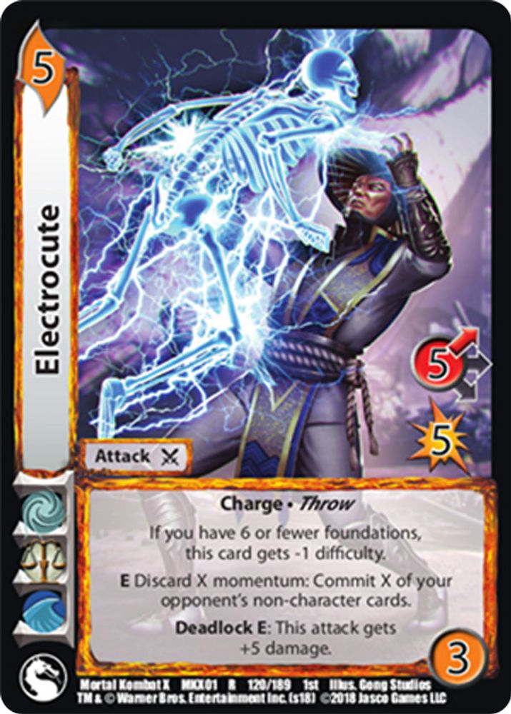 Electrocute, Standard, front